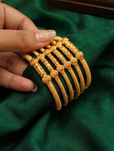 Imperial Golden Aura Bangles – Premium Traditional Jewelry for Women