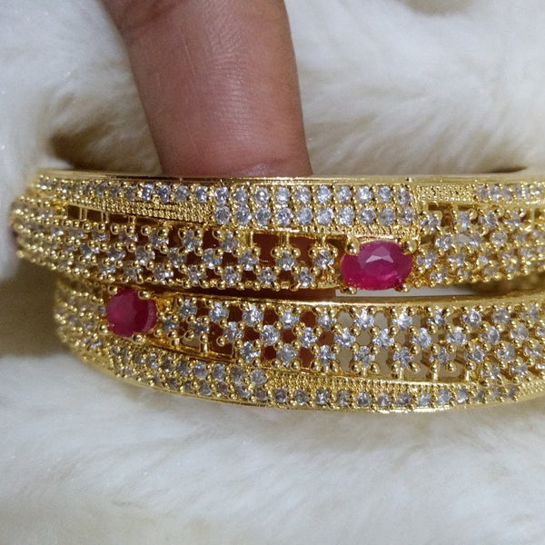 Luminous Aura One Karat Bangles