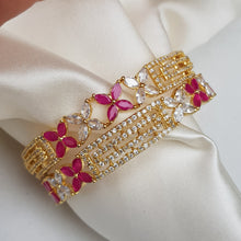 Sparkling Harmony One Karat Bangles