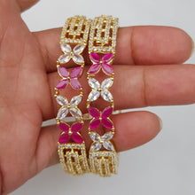 Sparkling Harmony One Karat Bangles