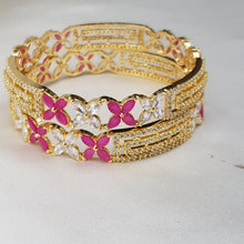 Sparkling Harmony One Karat Bangles