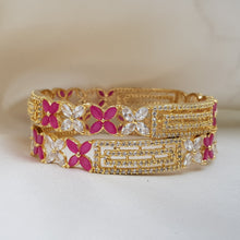 Sparkling Harmony One Karat Bangles