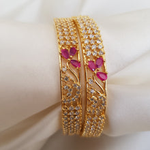 Zarconia Luminescence One Karat Bangles