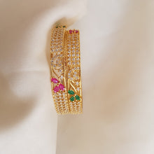 Shimmering Wonder One Karat Bangles