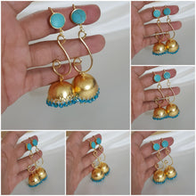 Droplet Light Blue Jhumkay