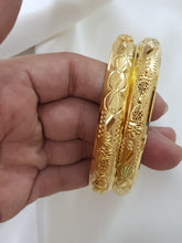 Ancient Elegance Gold Polished Bangles