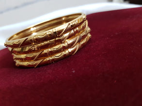 Royal Glide Gold Coated Bangles