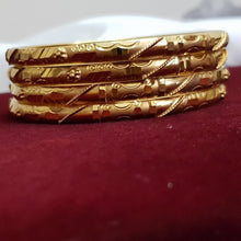 Royal Glide Gold Coated Bangles