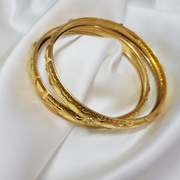 Gleaming Spin Like Gold Bangles