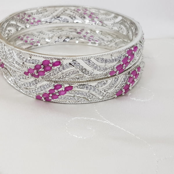 Brilliant Lustre One Karat Bangles