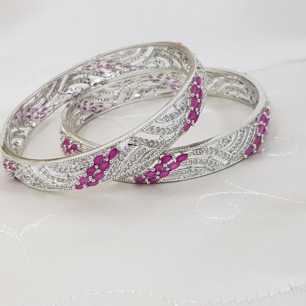 Brilliant Lustre One Karat Bangles