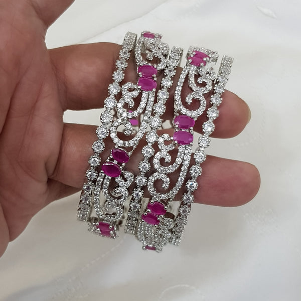 Glowing Elegance One Karat Bangles/Karay