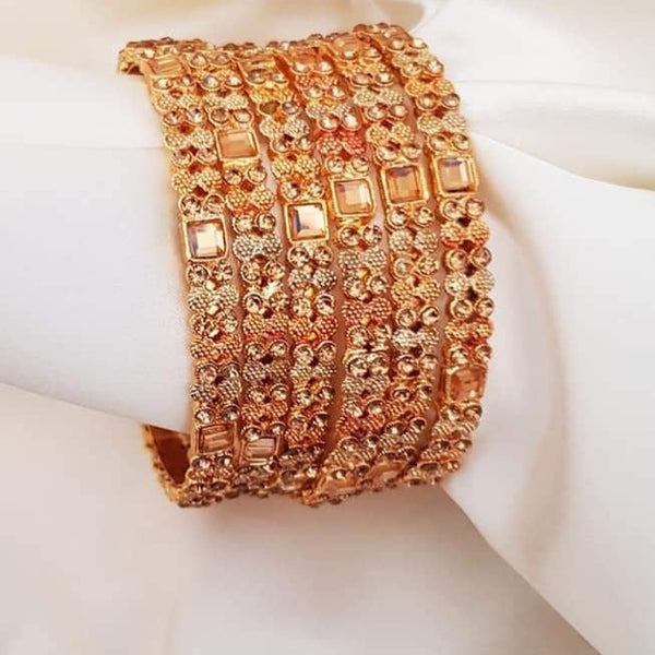 Lustrous Unlock Gold Plated Bangles