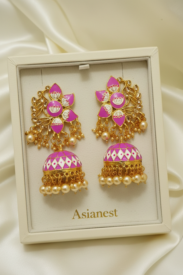 Meenakari Jhumkay