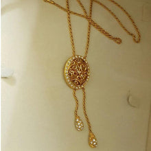 Graceful Gold Plated Chain Pendant 