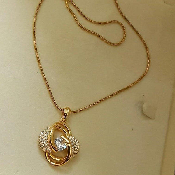 Vintage Gold Plated Pendant For girls