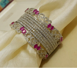 Gilded Majesty One Karat Bangles Set