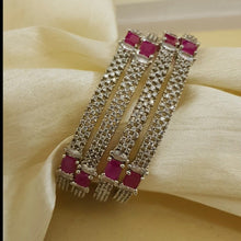 Shimmering Elegance One Karat Bangles