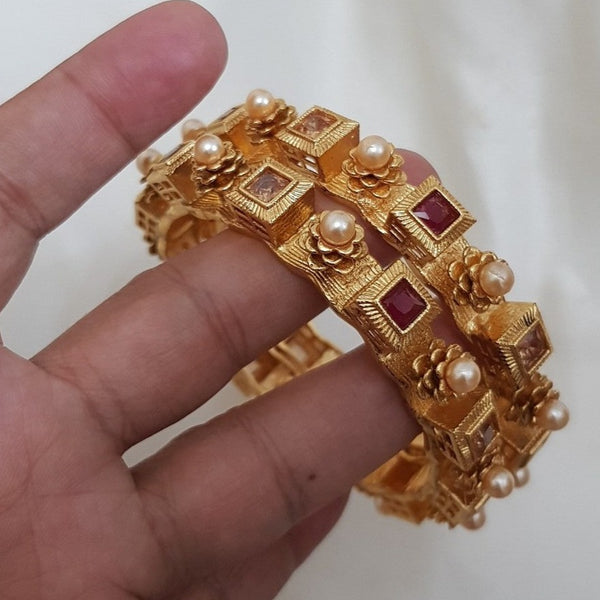 DeluxeMatte Gold Rajwadi Kara