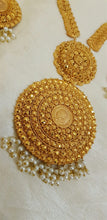 Sumptuous Gold Highlight Bridal Necklace Set