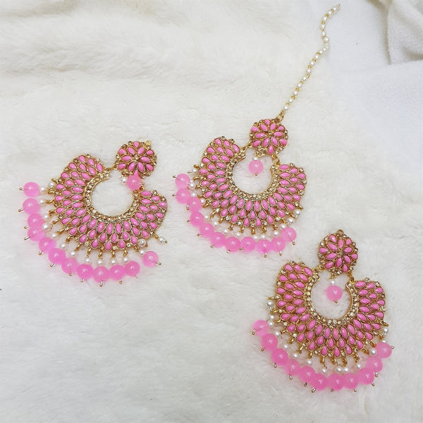 Pink Stunning Bindia Earrings