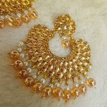 Gold Polished Bindia Earrings