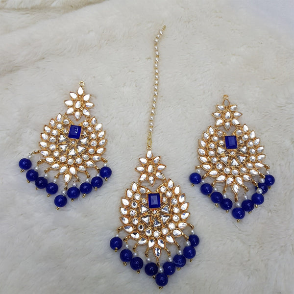 Midnight Blue Stunning Bindia Set  