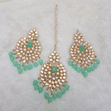 Sea Green Stunning Bindia Earrings  