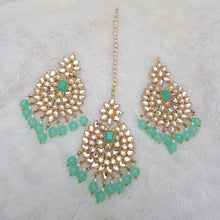 Sea Green Stunning Bindia Earrings  