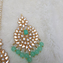 Sea Green Stunning Bindia Earrings  