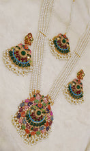 Beaded Malla Necklace With Earrings 