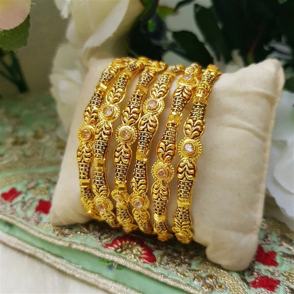 Golden Unlock Gold Plated Bangles