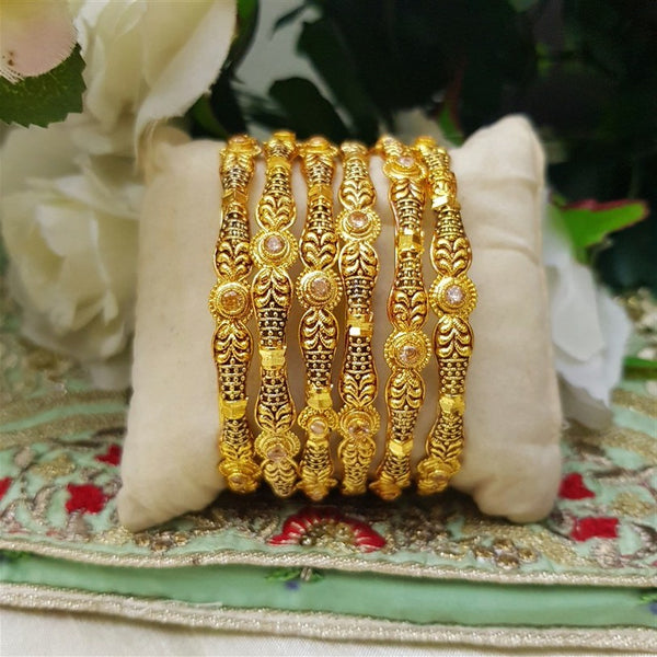 Golden Unlock Gold Plated Bangles