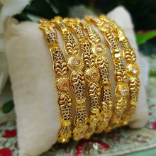 Golden Unlock Gold Plated Bangles