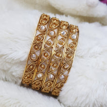 DignifiedMatte Gold Rajwadi Bangles