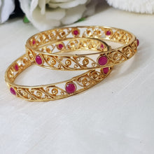 DignifiedMatte Gold Rajwadi Bangles