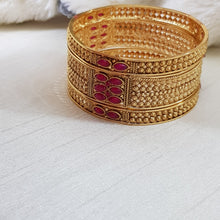 EleganceMatte Gold Rajwadi Bangles