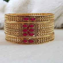 EleganceMatte Gold Rajwadi Bangles