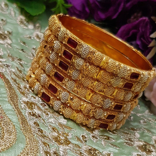 Gilded Entry Gold Plated Bangles