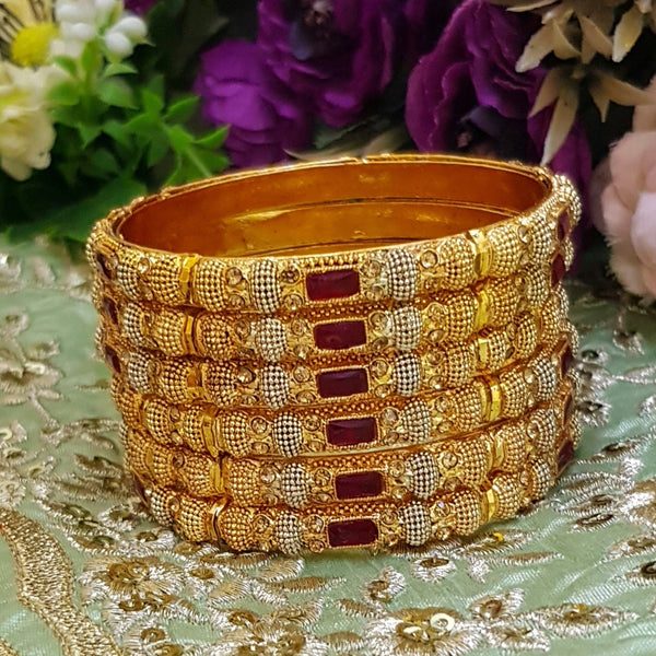 Gilded Entry Gold Plated Bangles