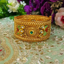 ExquisiteMatte Gold Rajwadi Kara