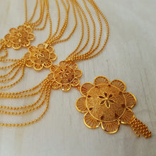 Flower Golden Mala