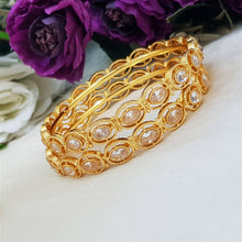 Lustrous Entry Gold Color Bangles