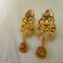 Fancy Gold Polished Zarconic Earrings