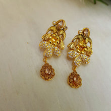 Fancy Gold Polished Zarconic Earrings