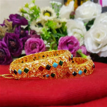 Golden Blossom One Karat Bangles