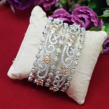 Shimmering Whisper One Karat Bangles