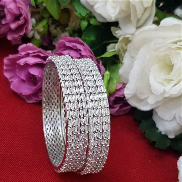 Dazzling Brilliance One Karat Bangles