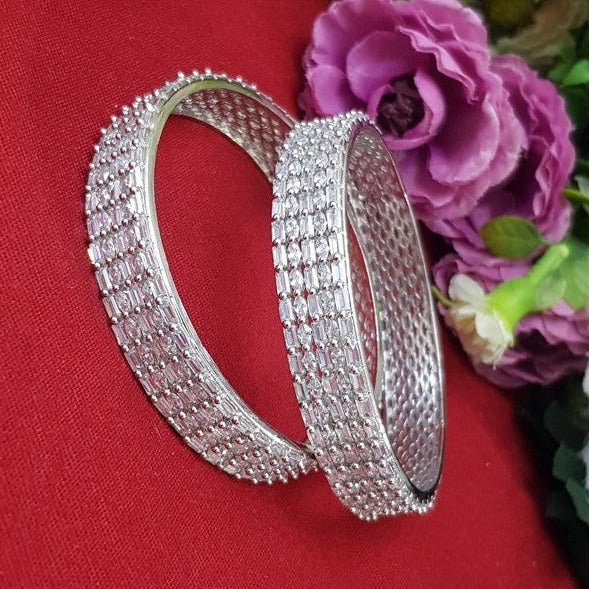 Dazzling Brilliance One Karat Bangles