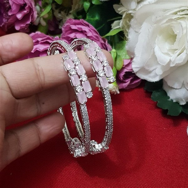 Twinkling Majesty One Karat Bangles